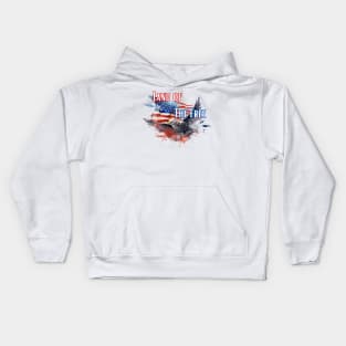 Land of The Free - Independence Day Kids Hoodie